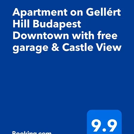 On Gellért Hill Downtown With Free Garage&castle View